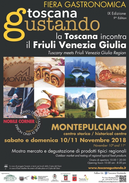 Toscana Gustando 2018 - IX edizione: FRIULI VENEZIA GIULIA