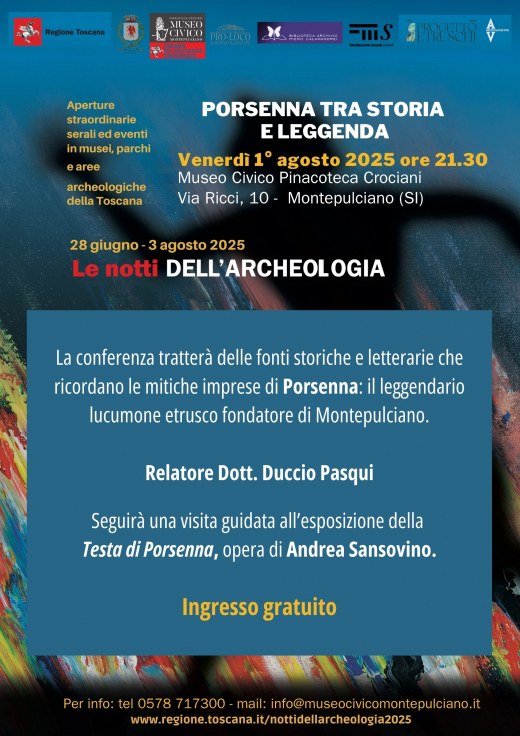 Le notti dell’archeologia: Porsenna tra mito e leggenda