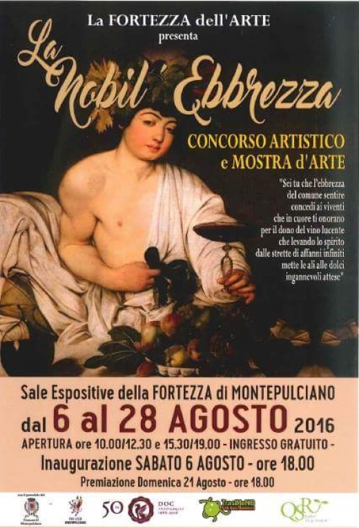 Nobil&#039;Ebbrezza a Montepulciano - dal 6 al 28 Agosto 2016