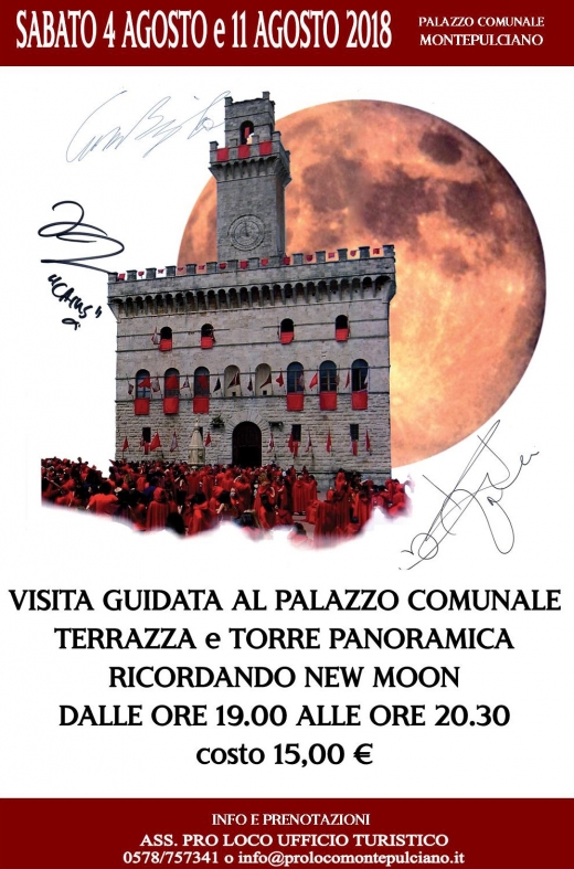 Visita Guidata in Torre e Aperitivo a tema New Moon