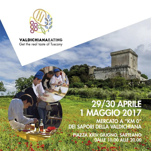 VALDICHIANAEATING Sarteano (SI) - Dal 29 Aprile al 1 Maggio 2017